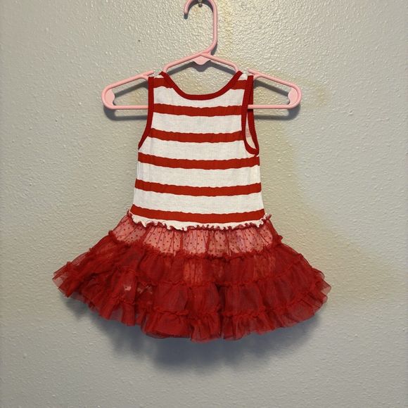 Disney Parks Minnie Mouse Layered Red Ruffled‎ Tutu Dress for Baby Sz 12M - Picture 3 of 8